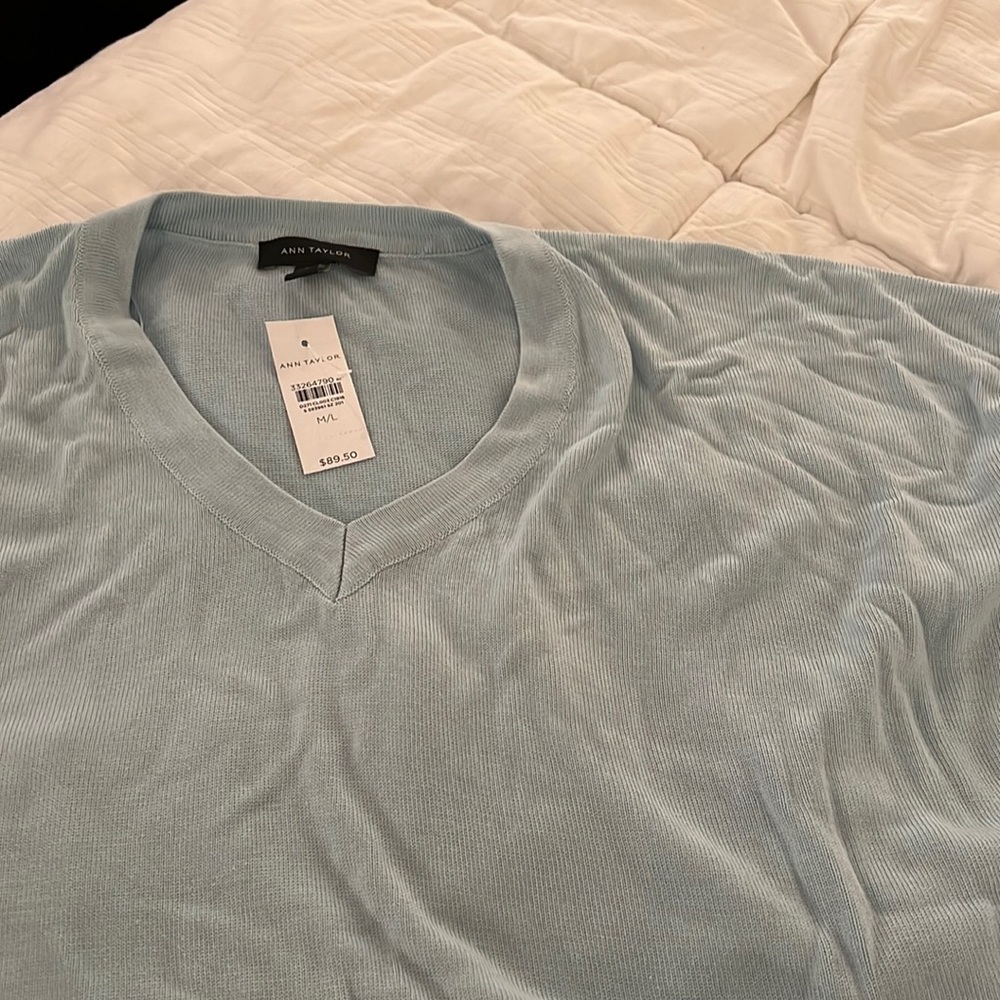 Ann Taylor v-neck poncho